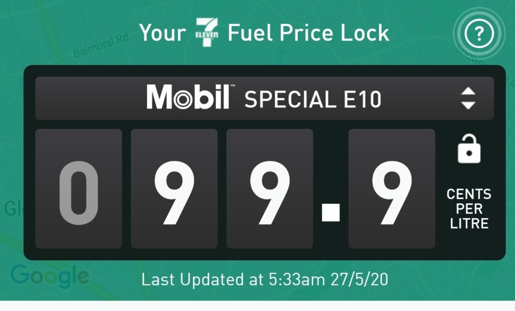 قیمت بنزین در استرالیا